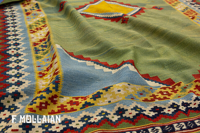 Antique Persian Kashkai (Qshqay) Kilim  n°:32077225